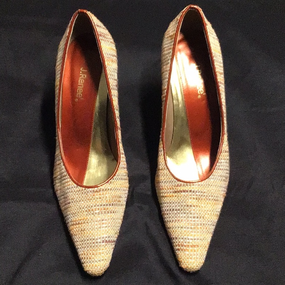 J.Renee multi colored heals.